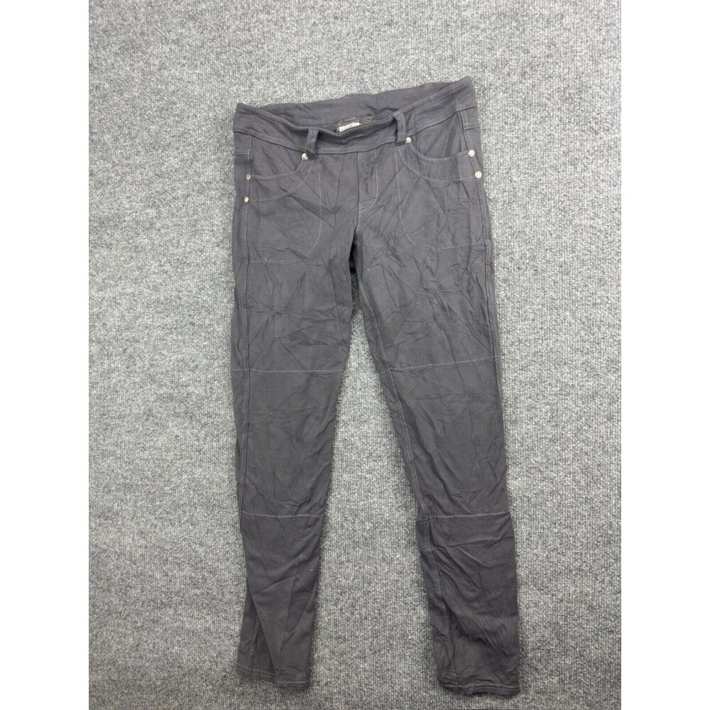 Athleta Leggings Women's Small Gray Pockets Pull On Yoga Activewear Pants Slim
